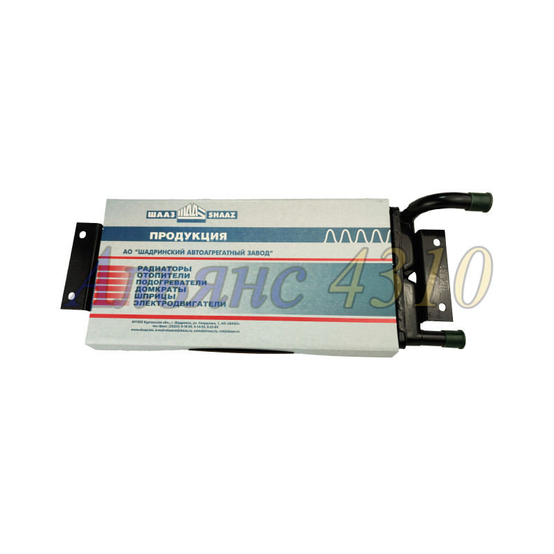 Радиатор отопителя (печки) 4-х рядный (медный) - ШААЗ