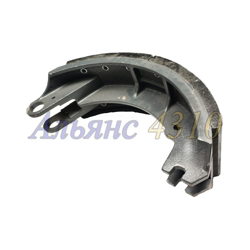 Колодка тормозная в сборе литая (укороченная накладка) - кооп