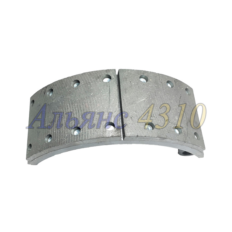 Колодка тормозная в сборе литая (укороченная накладка) - кооп